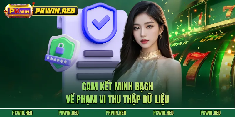 Cam kết minh bạch về phạm vi thu thập dữ liệu