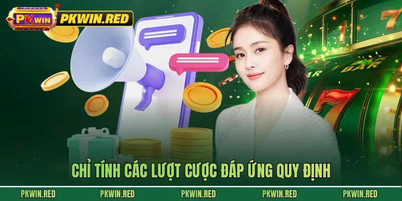 Chỉ tính các lượt cược đáp ứng quy định